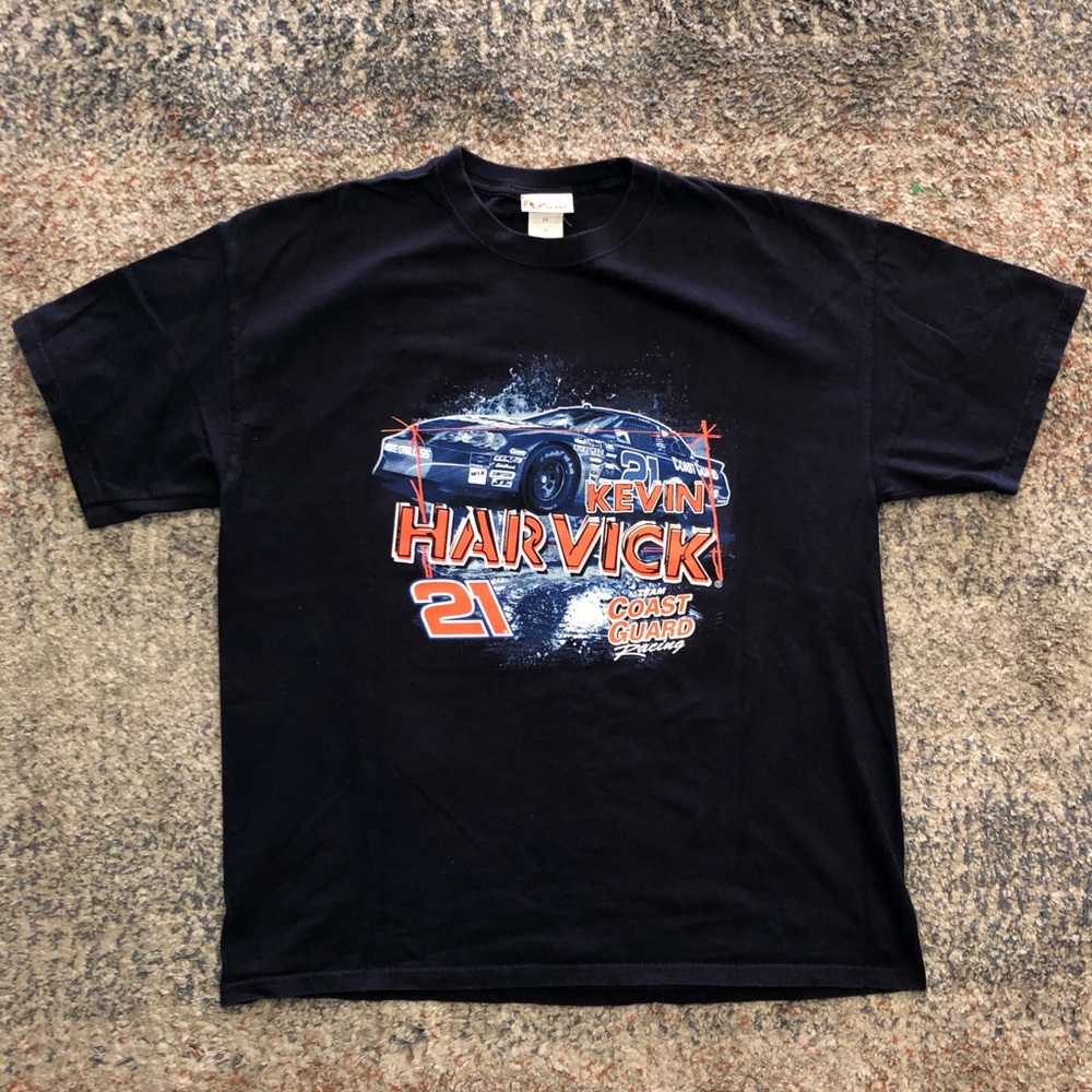 COPY - Kevin Harvick #21 Coast Guard racing t-shirt